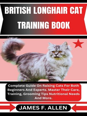 cover image of BRITISH LONGHAIR CAT TRAINING BOOK